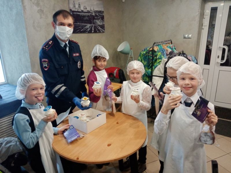 Сотрудники Зарайской Госавтоинспекции провели мероприятие для школьников, посвященное безопасности в осенне-зимний период