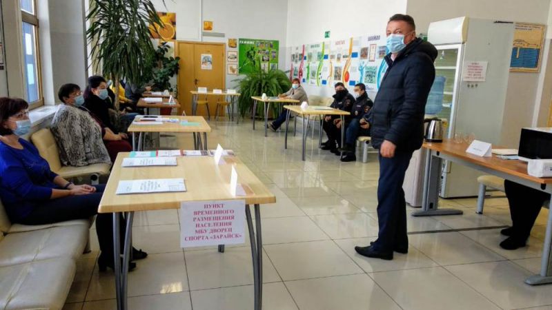 В городском округе Зарайск прошли практические тренировки по развертыванию и приведению в готовность пунктов временного размещения населения