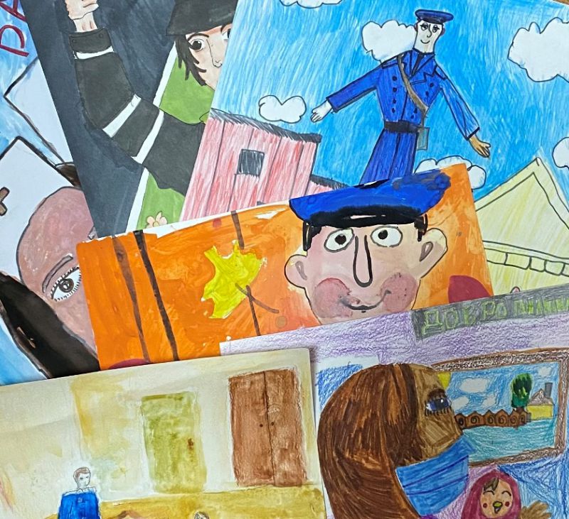 В ОМВД России по г.о. Зарайск подвели итоги Всероссийского конкурса детского рисунка «Мои родители работают в полиции»