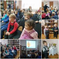 В Зарайской детской библиотеке дети старшей группы детского сада №1 "Лесная полянка" приняли участие в литературной игре-викторине "Путешествие по сказкам".