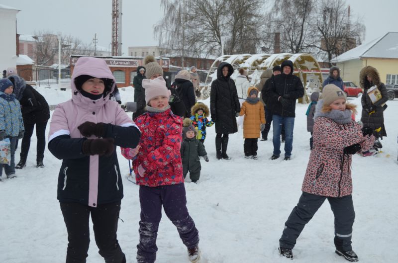 Парад Дедов Морозов прошёл в Зарайске

