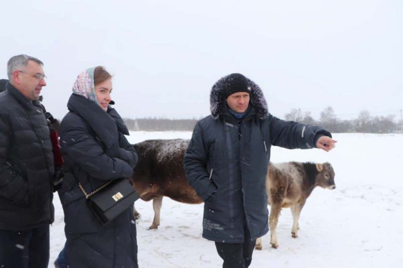 Заместитель председателя Правительства Московской области Георгий Филимонов посетил региональные фермерские хозяйства и производства