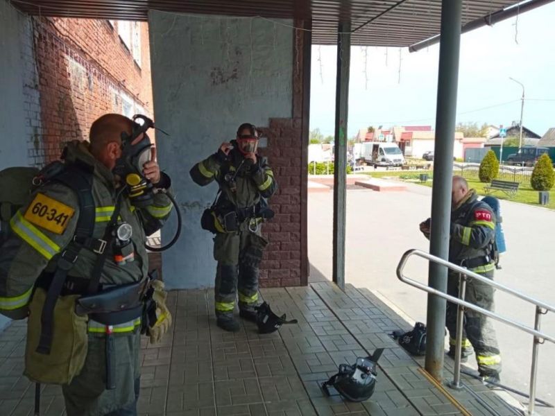 Сотрудники «Мособлпожспаса» провели тренировку по ликвидации пожара в г.о. Зарайск